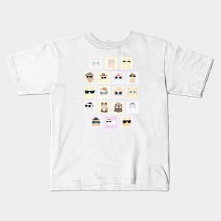 Cool Cats Club: Minimalist Cat Art Kids T-Shirt